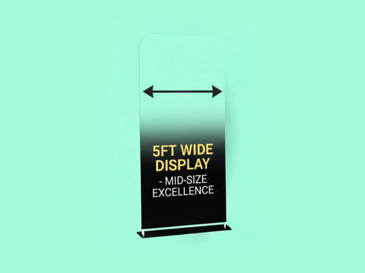 5ft Wide EZ Extend Tension Fabric Display