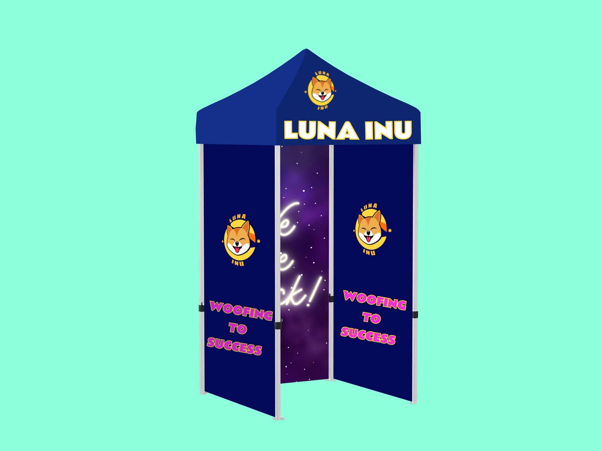 Custom Canopy Tent 5x5 for DJ Booth – PRINTDRILL