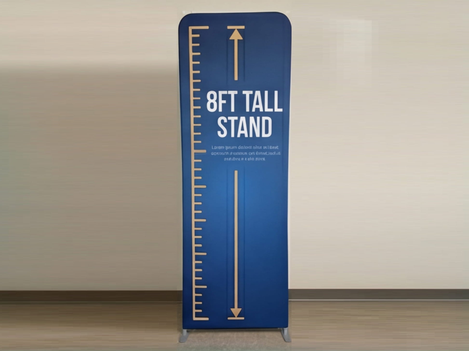 8ft Tall Custom Extend Tension Fabric Stand