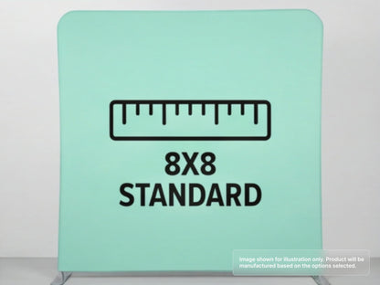 8x8 Standard Straight Pillow Case Tension Fabric Backdrop