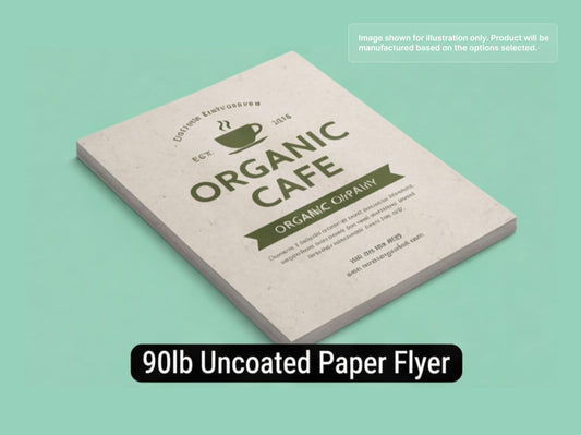 90lb Uncoated Paper Business Flyers