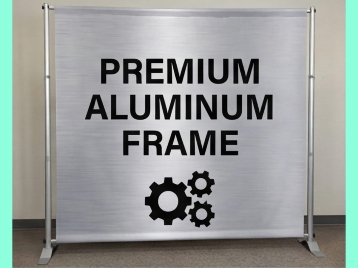 Aluminum Frame Step and Repeat Banner Adjustable Stand – PRINTDRILL
