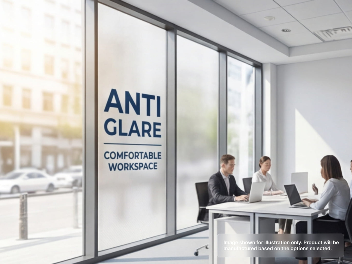 Anti Glare One Way Vision Decal