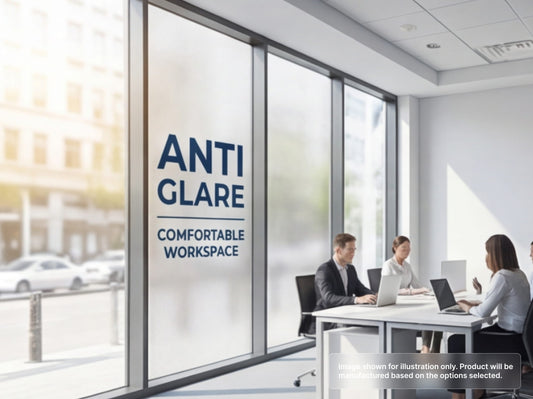 Anti Glare One Way Vision Decal