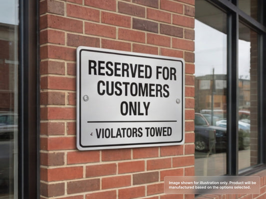 Authorized Personnel Only Custom Aluminum Signs