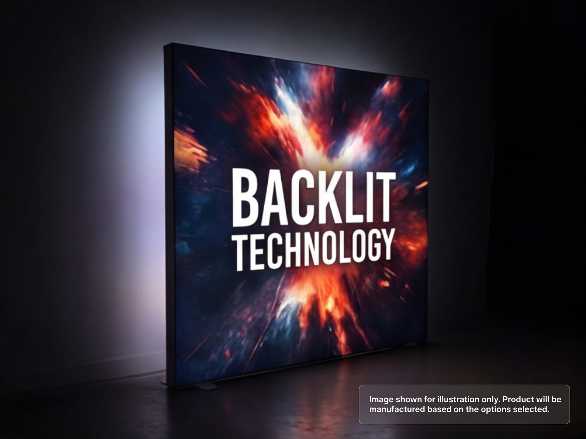 Backlit SEG Light Box Display Panel