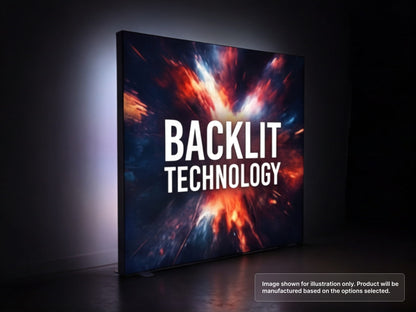 Backlit SEG Light Box Display Panel