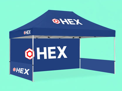 10x15 Custom Canopy Back wall and Side Walls