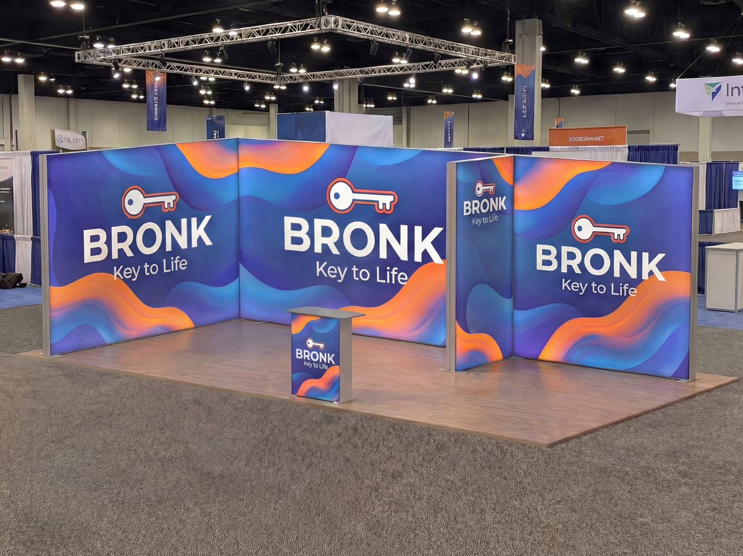 Brand Axis Booth – SEG Modular Lightbox Booth
