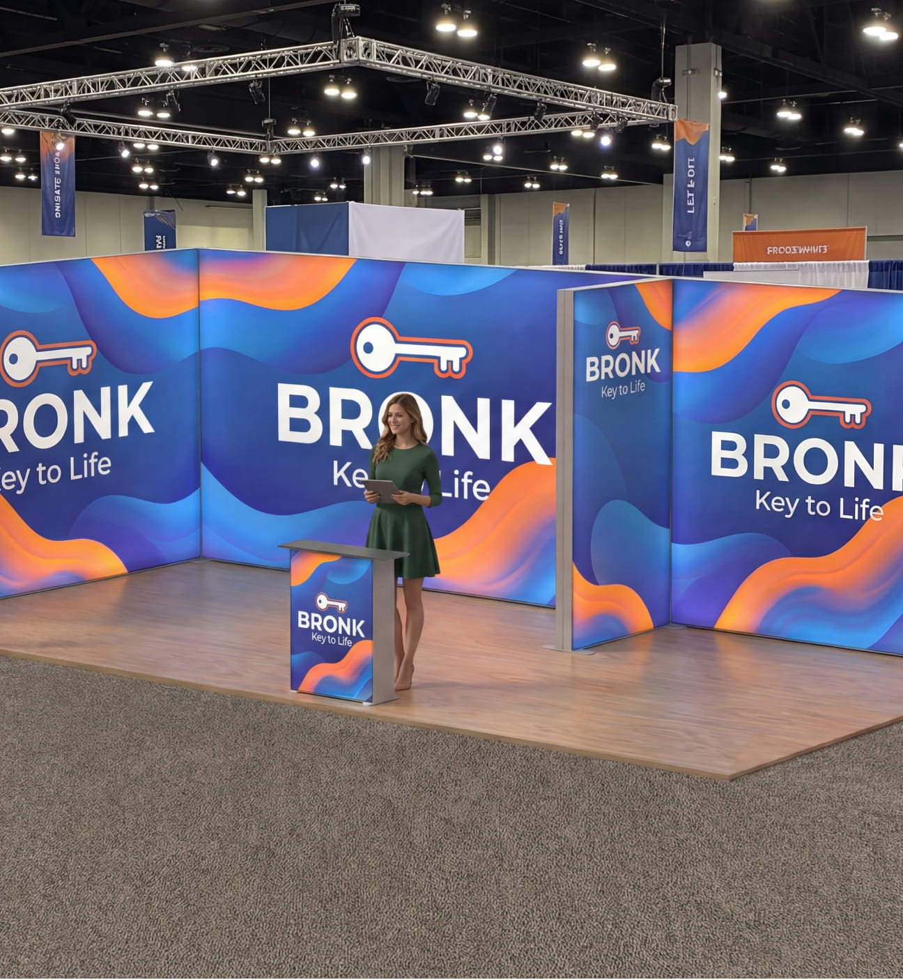 Brand Axis Booth – SEG Modular Lightbox Booth Photo