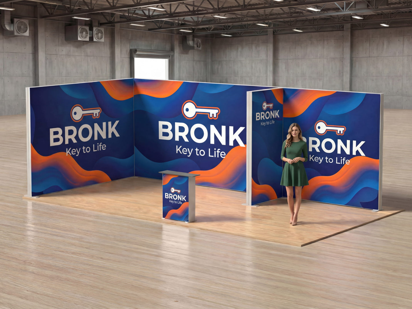Brand Axis Booth – SEG Modular Lightbox Booth Ready for Trade Show