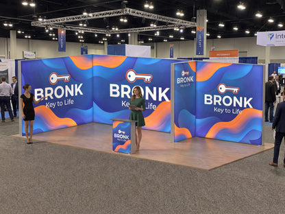 Brand Axis Booth – SEG Modular Lightbox Booth in Trade Show