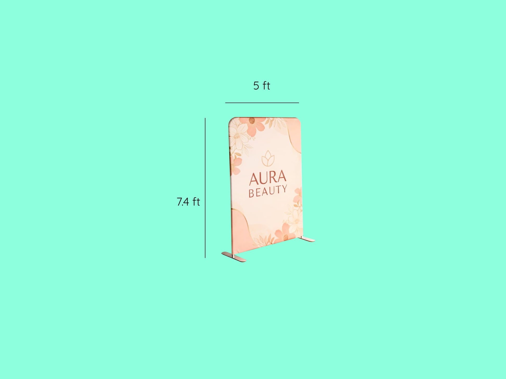 Brand Beacon Booth – 10x10 Booth Stretched Fabric Display 