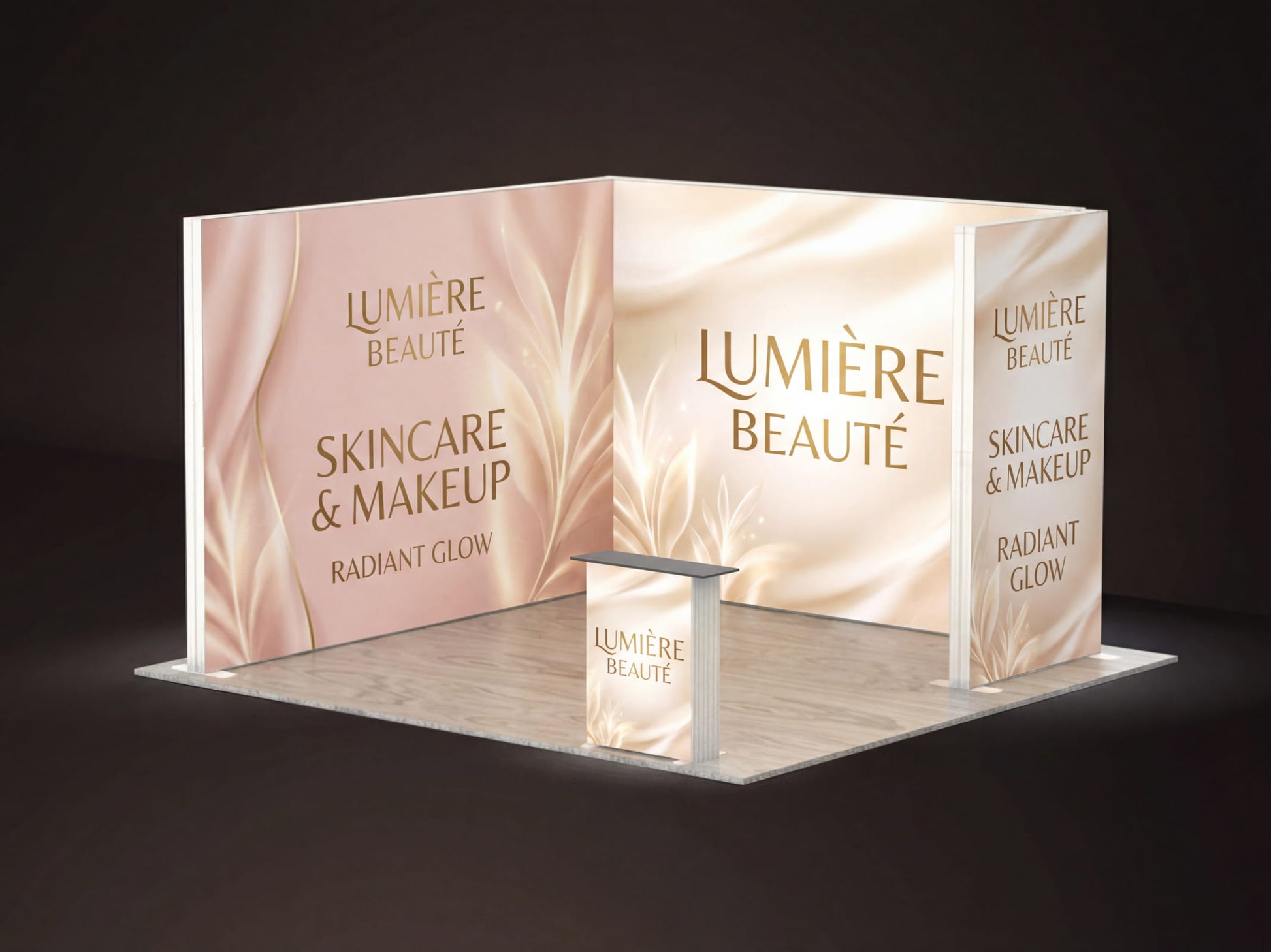 Brand Enclave Booth – 10x10 SEG Modular Lightbox Booth