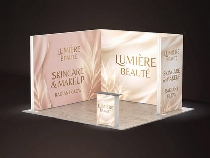 Brand Enclave Booth – 10x10 SEG Modular Lightbox Booth