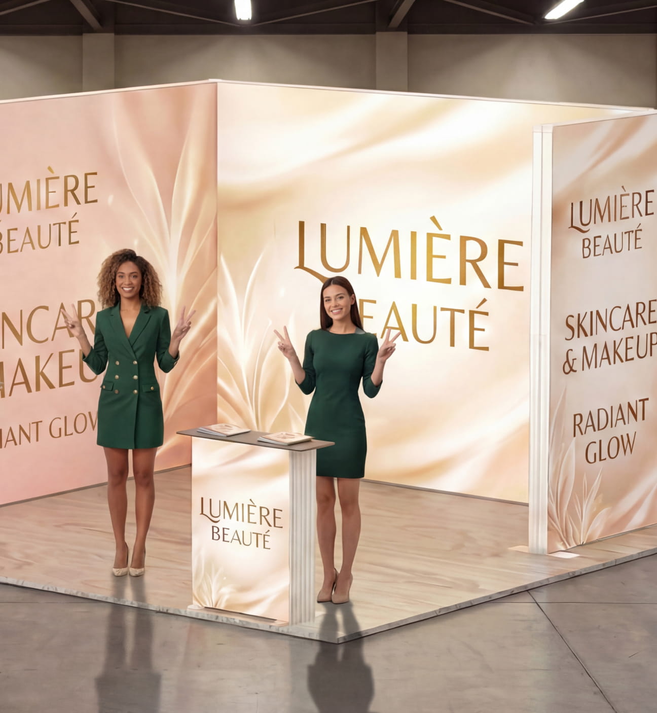 Brand Enclave Booth – 10x10 SEG Modular Lightbox Booth Photo