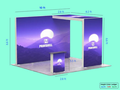 Brand Glow Arch ten ft by six ft