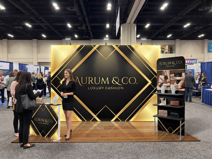 Brand Glow Booth – 10x10 Booth with SEG Light Box Display at Trade Show