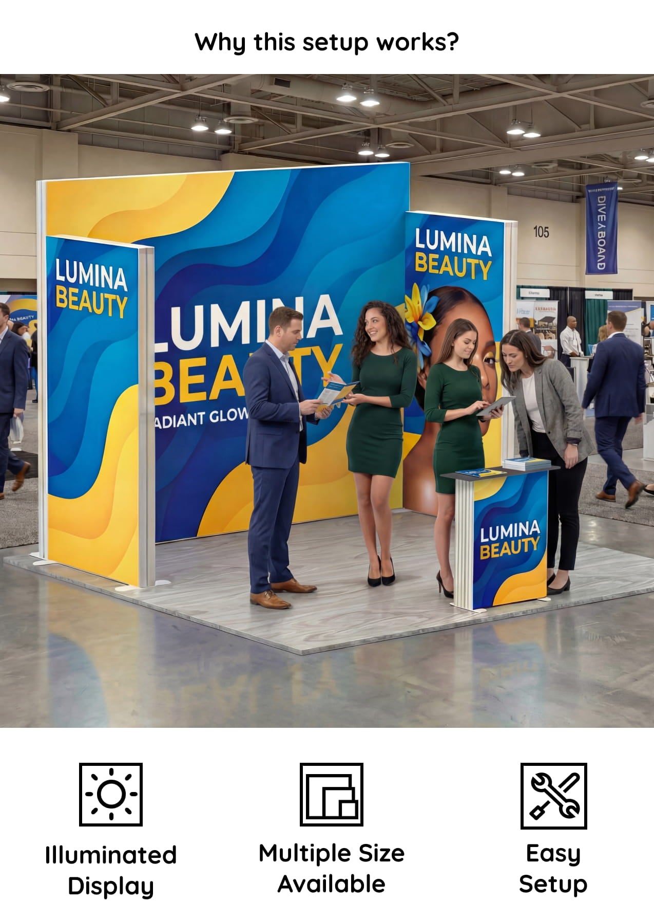 Brand Luminary Booth – SEG Modular Lightbox Booth - Why this booth kit works