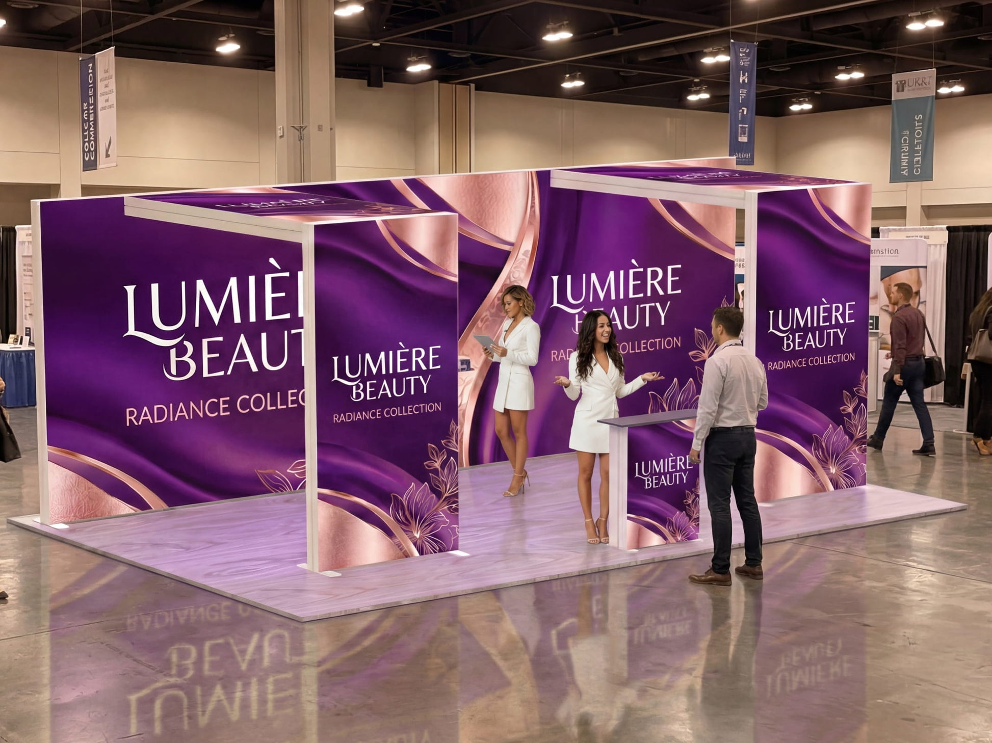 Brand Portal Booth – SEG Modular Lightbox Booth for Expo