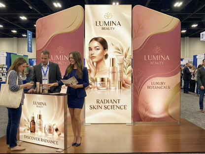 Brand Spotlight Booth – 10x10 Booth with SEG Light box Display Best for Branding