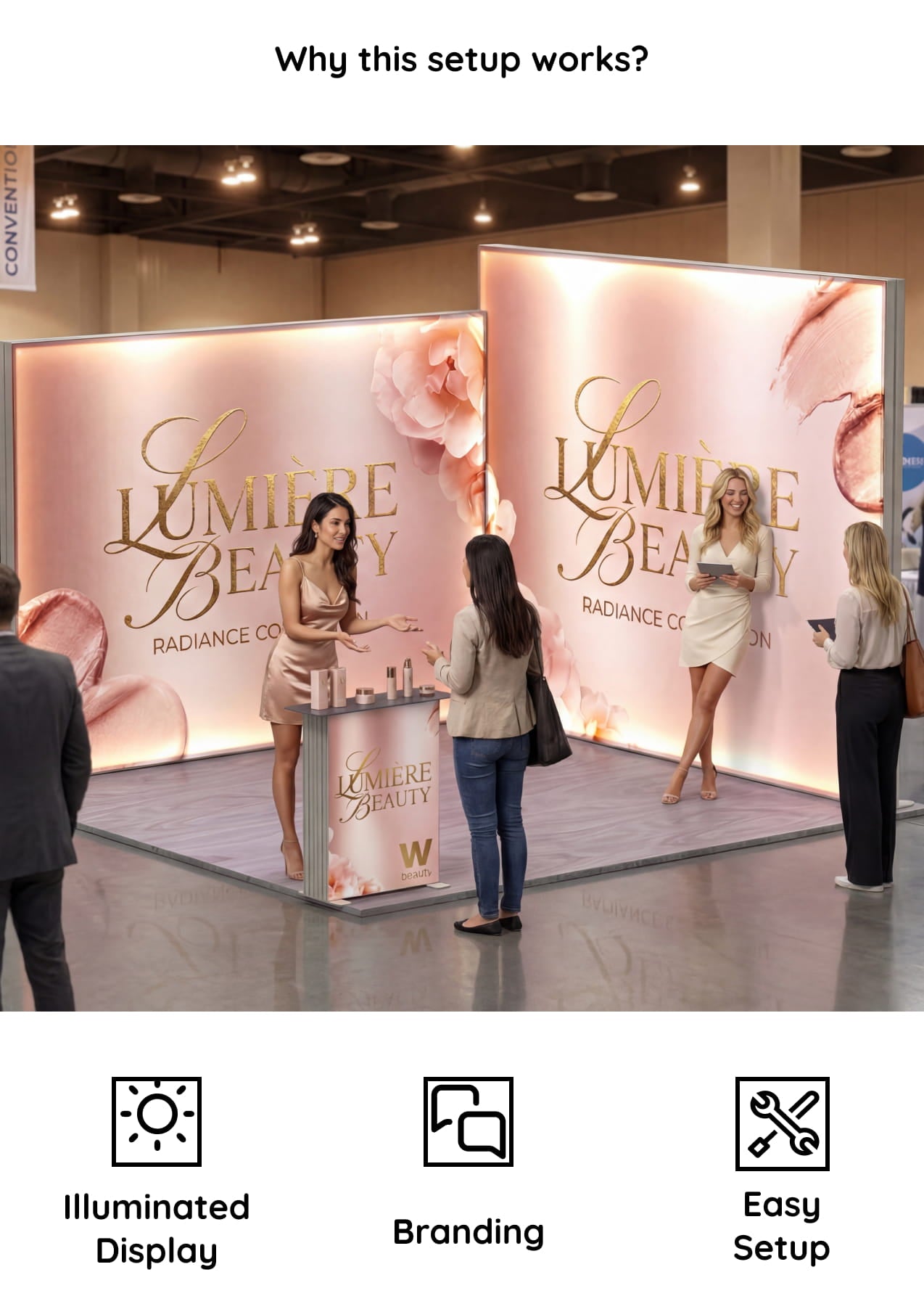 Brand Strata Booth – 10×10 SEG Modular Lightbox Booth - why this booth kit works