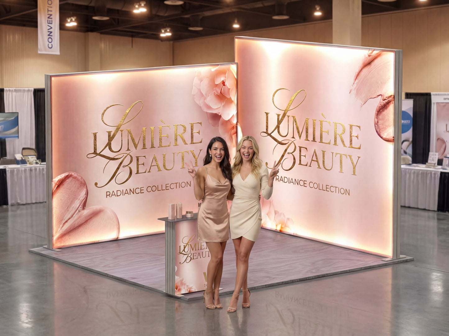 Brand Strata Booth – 10×10 SEG Modular Lightbox Booth Great for Branding
