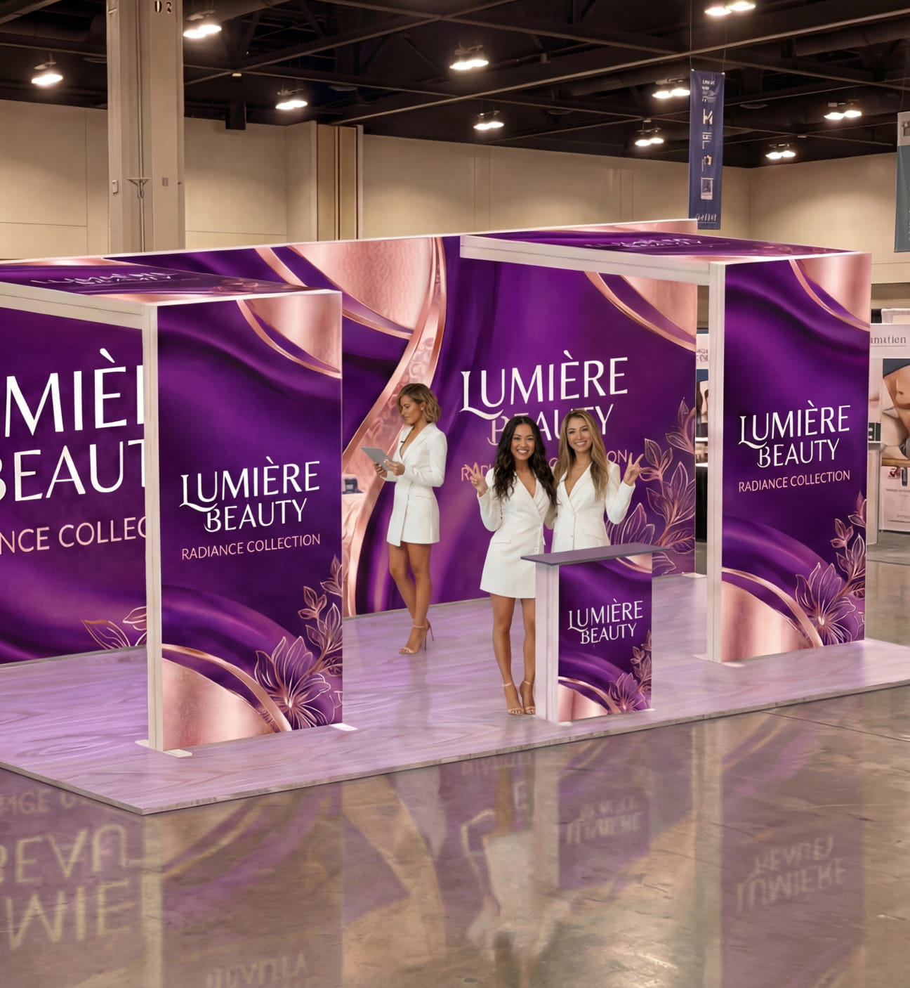Brand Portal Booth – SEG Modular Lightbox Booth  Photo