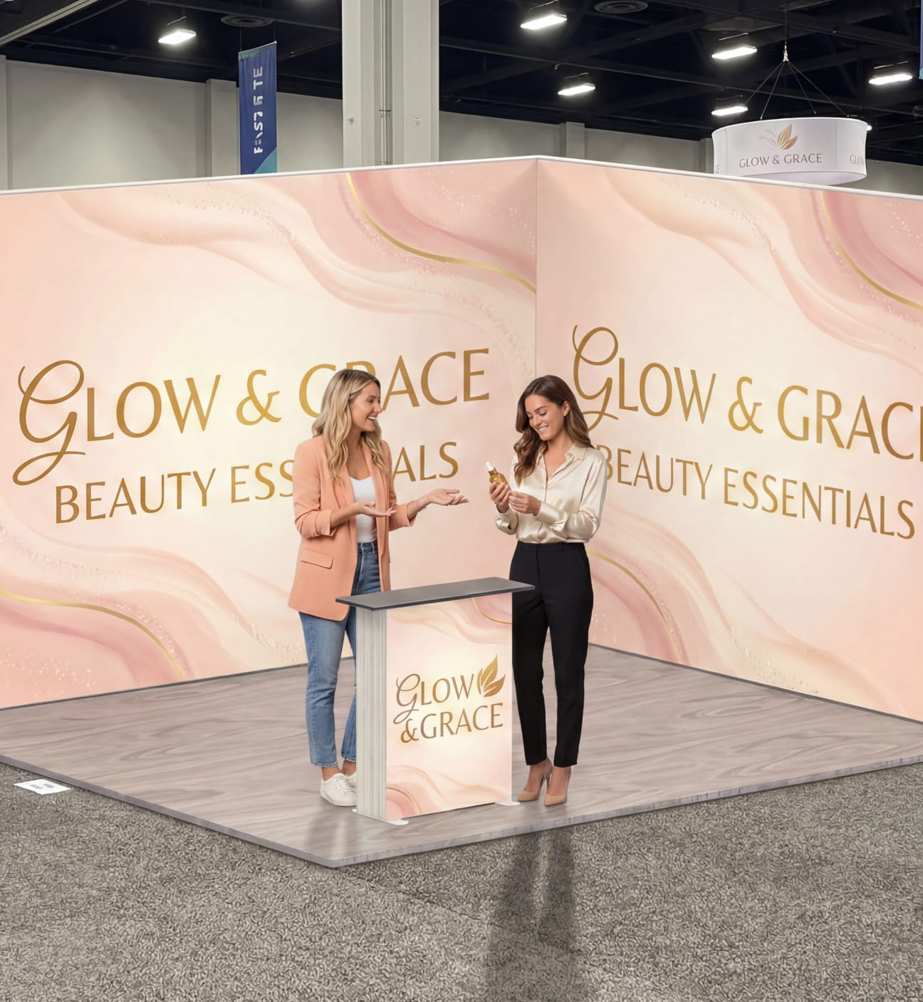 Brand Vanguard Booth – SEG Modular Lightbox Booth Photo