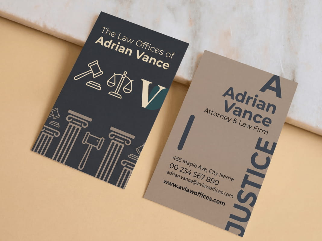 Business Cards for Attorneys and Law Firms