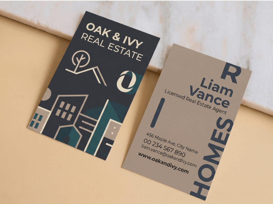 Business Cards for Real Estate Agents