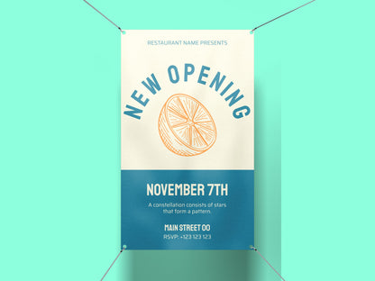 Business Hours Vertical Banner