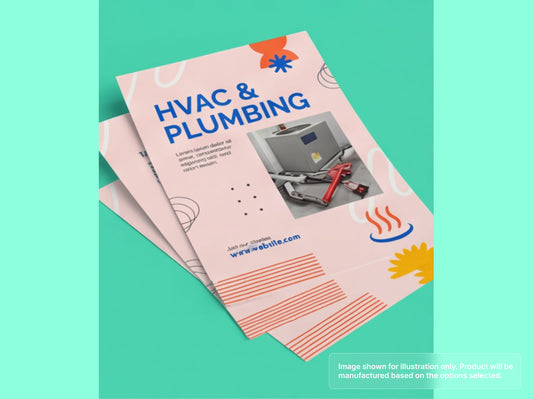 Business Flyers for HVAC and Plumbing