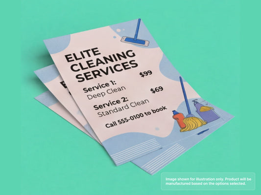 Business Flyers for Service Menus
