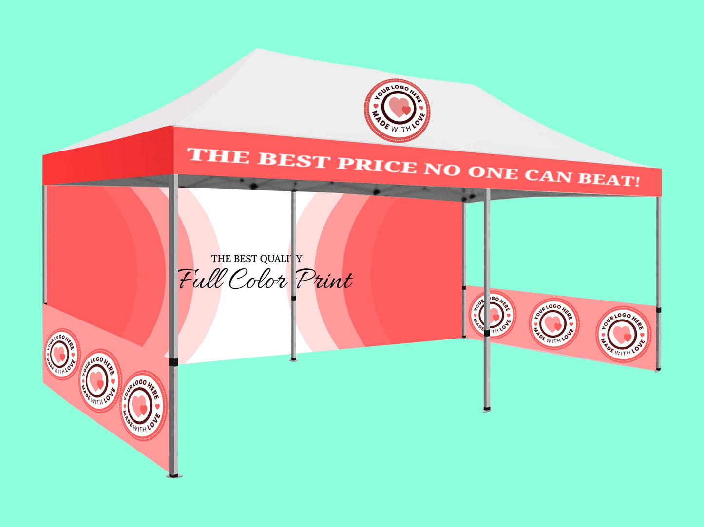 CANOPY TENT 10X20 FULL COLOR PRINT