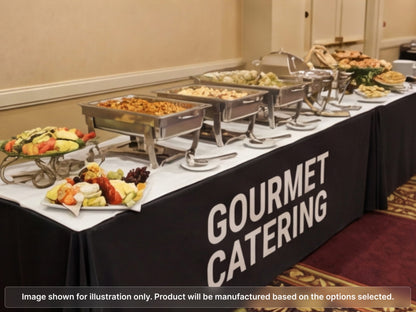 Full Printed Table Cover Throws for Buffet / Catering Table