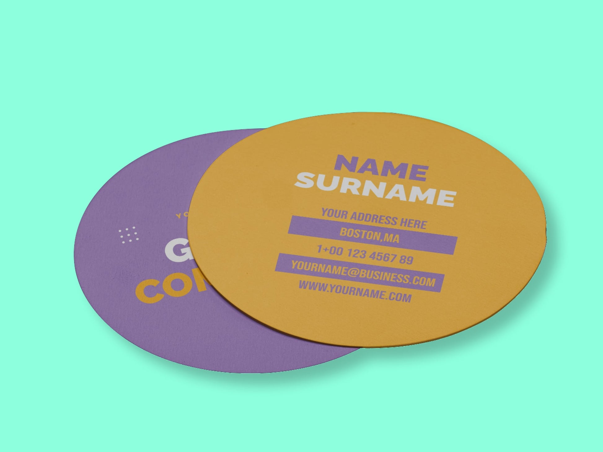Circle Business Card