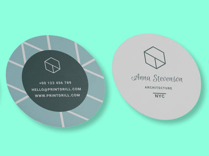 Circle Business Card Front and Back