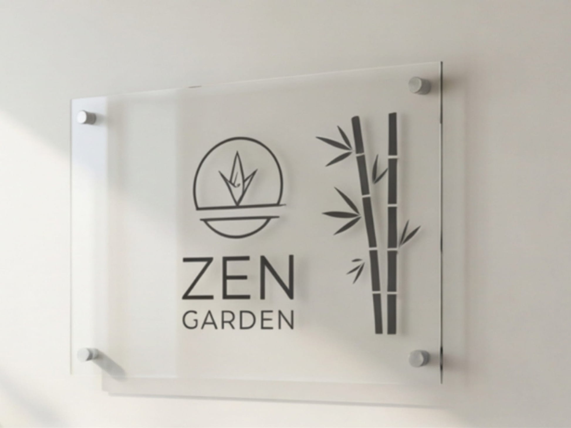 Clear Glass like Custom Acrylic Signs