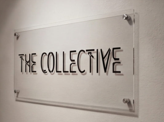 Contemporary Custom Acrylic Signs