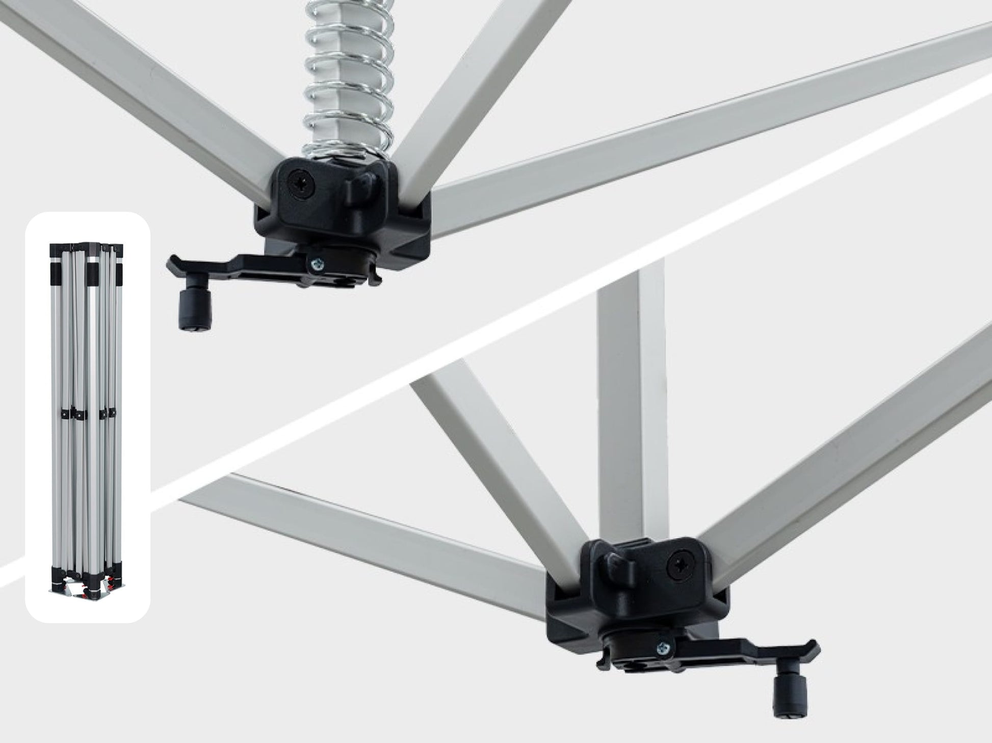 Custom 10x10 FOOD BOOTH TENT Hardware