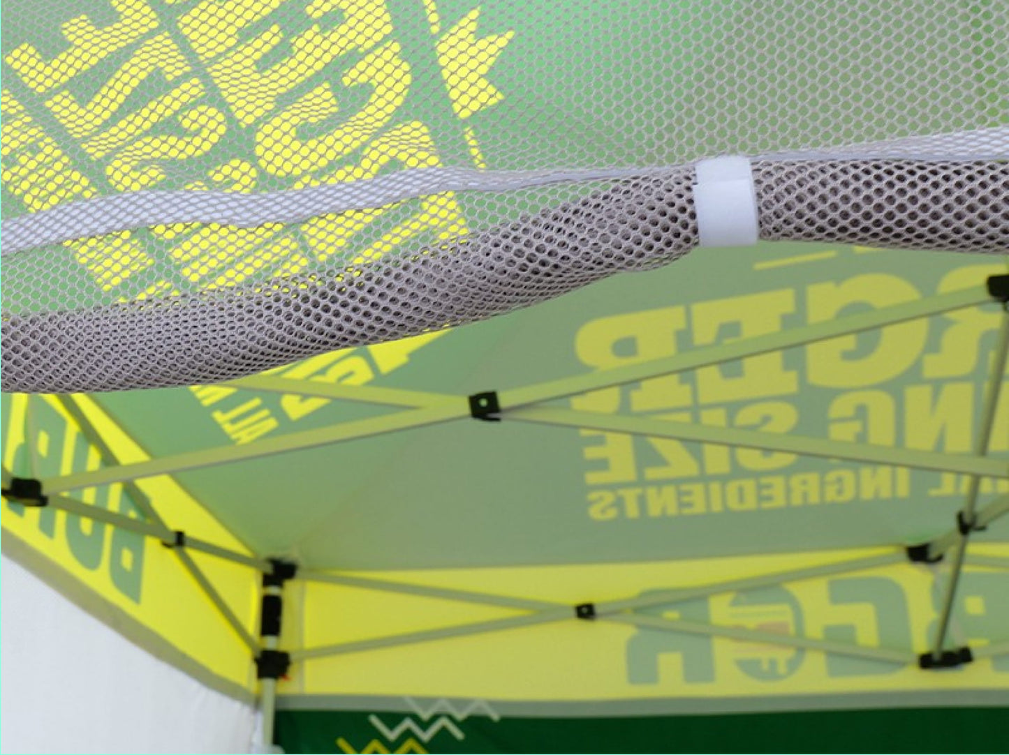 Custom 10x10 FOOD BOOTH TENT Inside