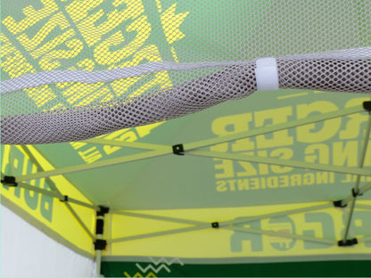 Custom 10x10 FOOD BOOTH TENT Inside