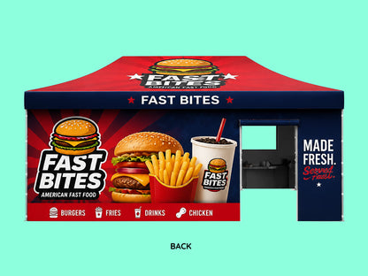 10x20 Custom Food Booth Tent