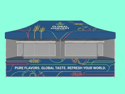 10x20 Custom Food Booth Tent