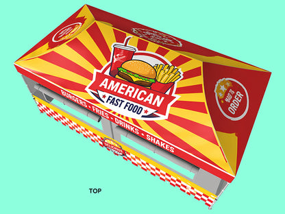 10x20 Custom Food Booth Tent