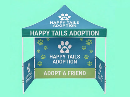 Custom Canopy Tent 10x10 for Animal Shelters