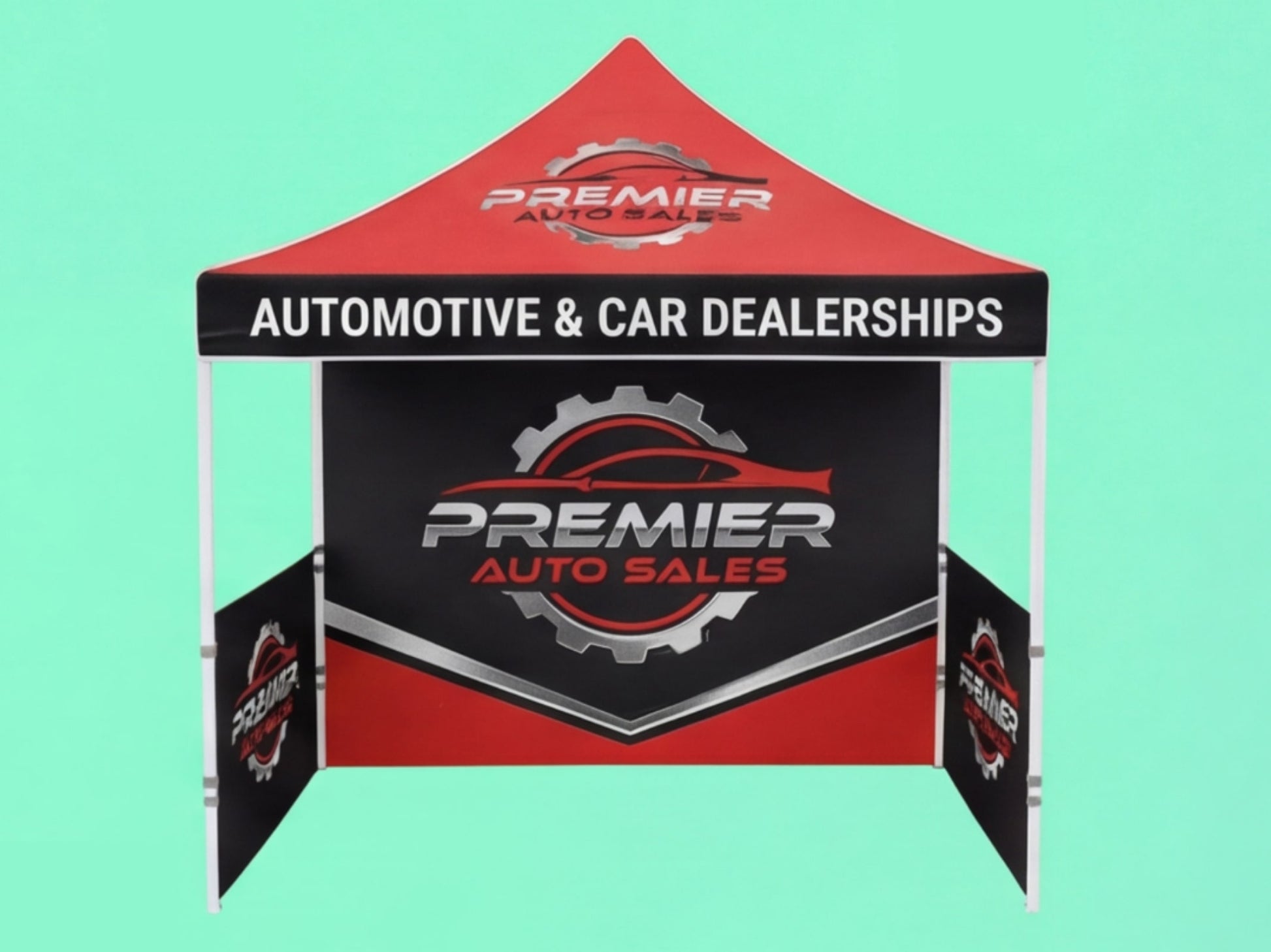 Custom Canopy Tent 10x10 for Automotive & Car Dealerships