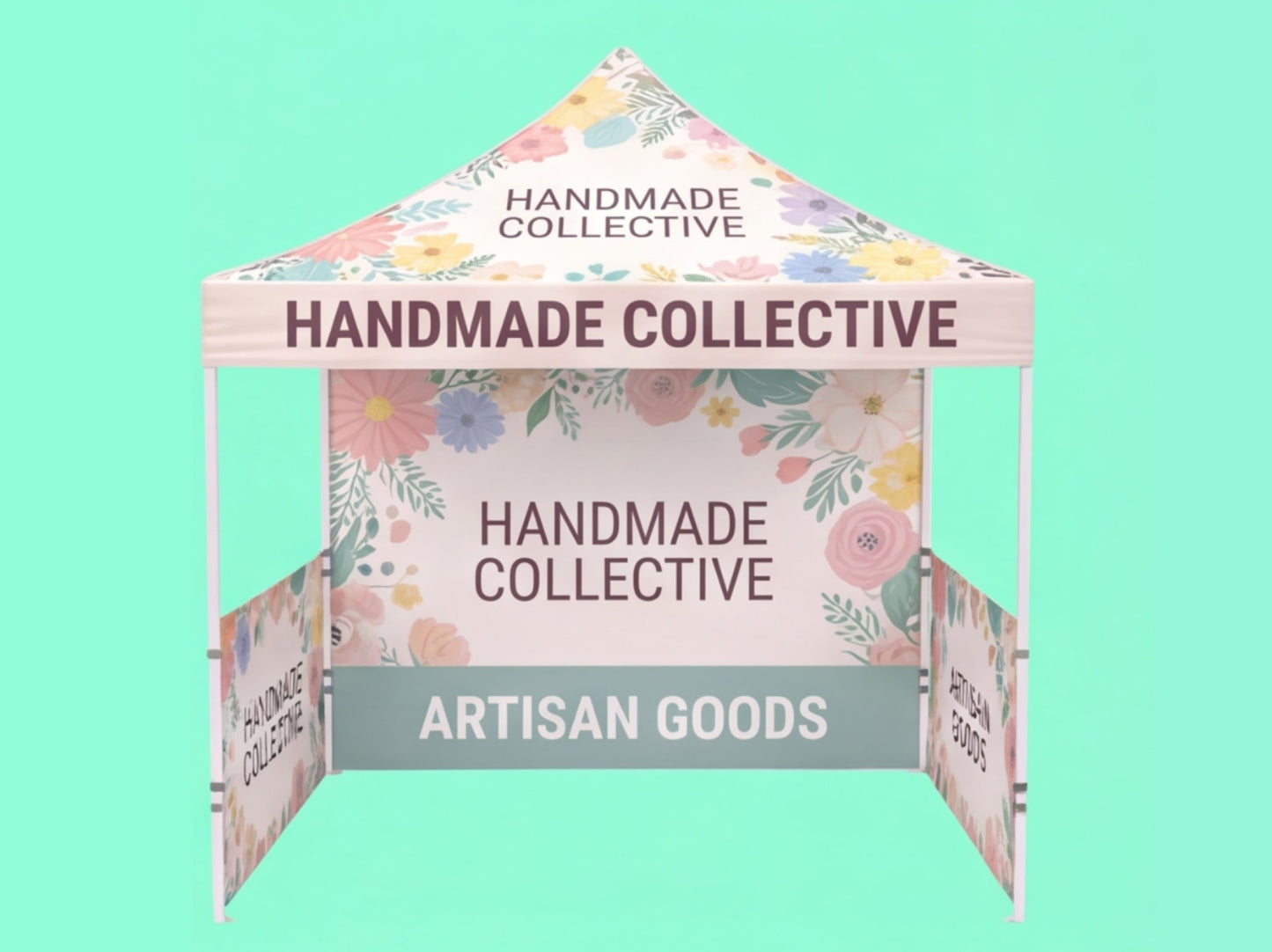 Custom Canopy Tent 10x10 for Craft Fairs