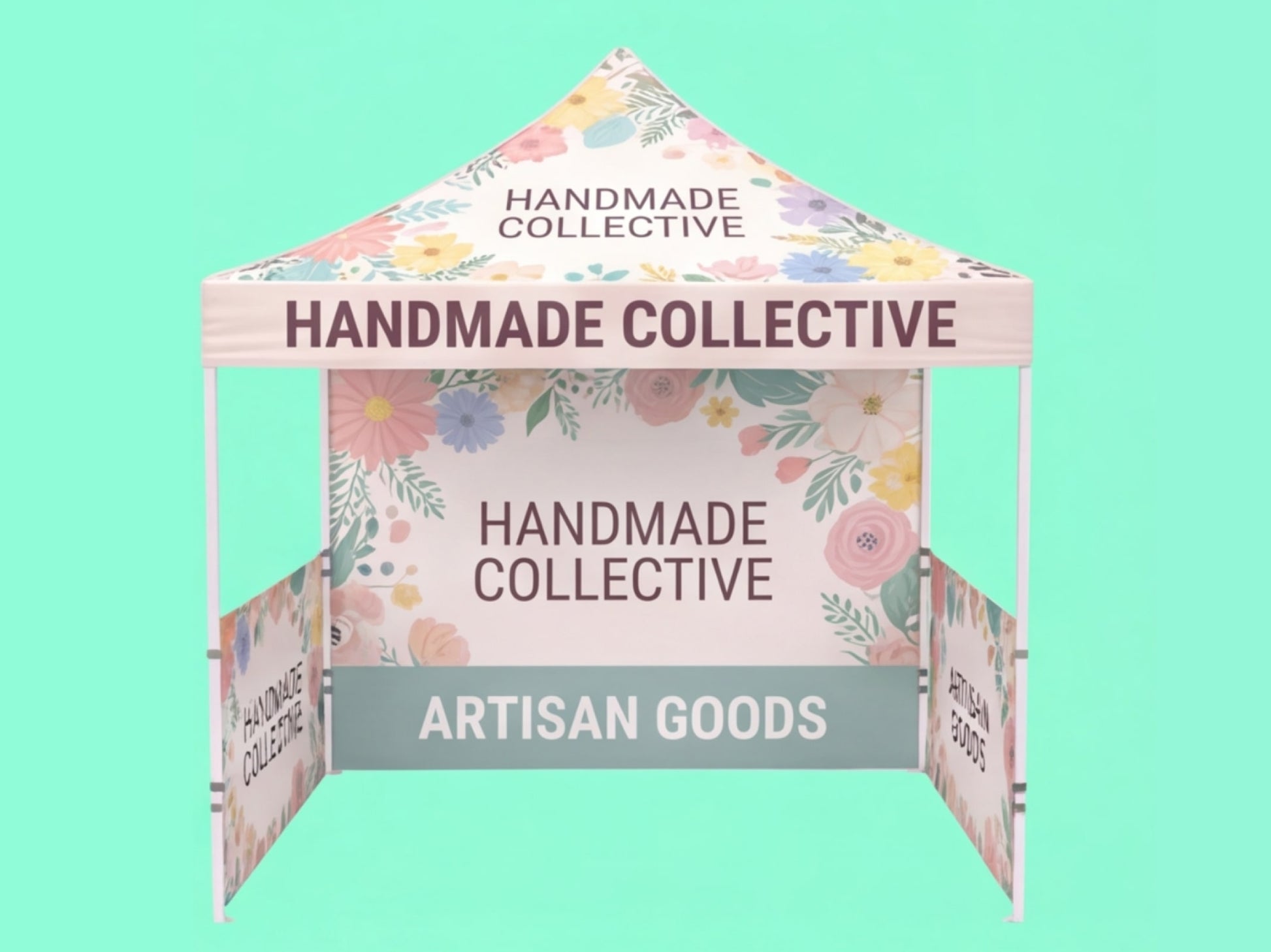 Custom Canopy Tent 10x10 for Craft Fairs